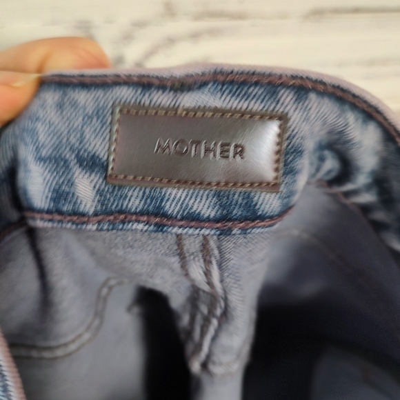 Mother Desperado Heel Acid Trip Paisley Purple High Rise Bootcut Jeans 28 NWT - Picture 7 of 12